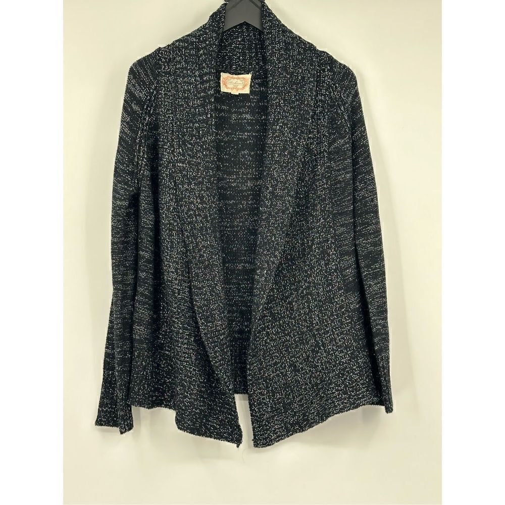 Ambiance black and white weaved jacket size L